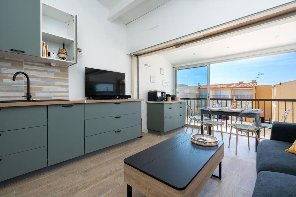Appartement 5 Personnes Vue Mer Agde Exteriör bild