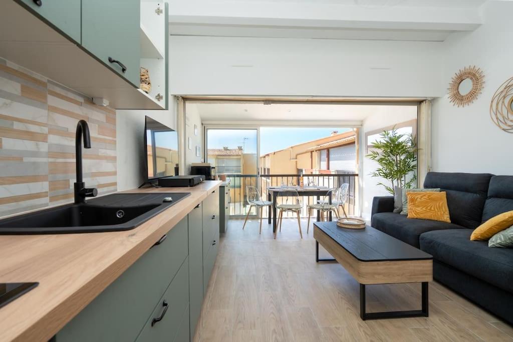 Appartement 5 Personnes Vue Mer Agde Exteriör bild